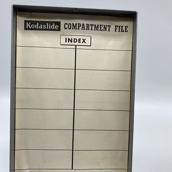 Kodaslide Compartment File Lot of 2 Made in USA - Picture 10 of 12